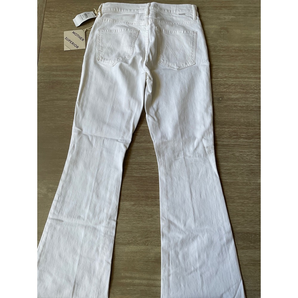 Mother The Weekender Jeans White Size 26 New With Tags - Picture 5 of 6